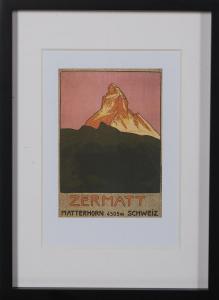 CARDINAUX Emil 1877-1936,Matterhorn Schweiz,Webb's NZ 2022-09-06