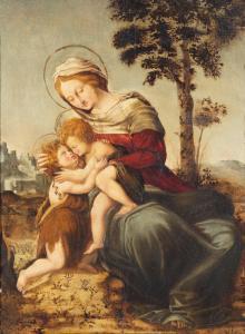 CARDISCO Marco 1486-1546,Madonna col bambino e San Giovannino,Blindarte IT 2019-05-22