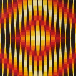 CAREAGA Enrique,Estructuras espacio-temporales jaune-orange,1973–74,Palais Dorotheum 2019-11-28