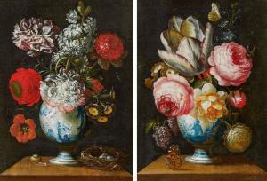 CAREEL Johann 1760-1780,Still Life of Flowers with Butterfly / Still Life ,Van Ham DE 2021-11-18