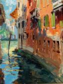 CARELLI Augusto 1873-1940,Venezia Rio San Felice,Vincent Casa d'Aste IT 2007-11-17