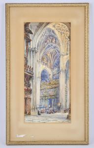 CARELLI Conrad H.R 1869-1950,Seville Cathedral,Ewbank Auctions GB 2022-09-22