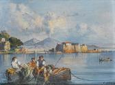 CARELLI Consalvo 1818-1900,Castel del Ovo, Naples,Sotheby's GB 2007-03-27