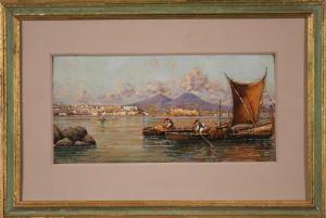 CARELLI Giuseppe 1858-1921,Marina di Napoli.,Capitolium Art Casa d'Aste IT 2014-07-16