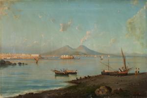 CARELLI Giuseppe 1858-1921,Veduta del Golfo di Napoli,Il Ponte Casa D'aste Srl IT 2023-12-19