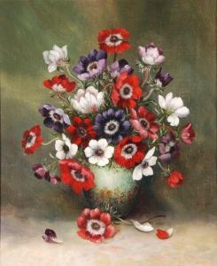 CAREY H,Still life of flowers in a vase,Dreweatt-Neate GB 2013-08-20