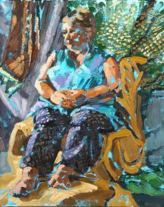 CAREY JANE,impressionist portrait,Burstow and Hewett GB 2022-12-15