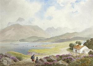 CAREY Joseph William 1859-1937,THE KILLARY ENTRANCE, CONNEMARA,1932,Whyte's IE 2014-09-29