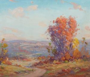 CARIANI Varaldo J 1889-1969,autumn landscape,Ripley Auctions US 2023-07-01