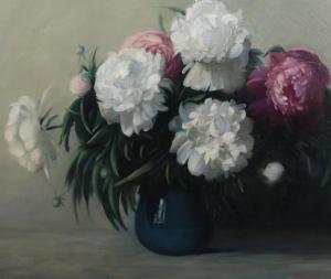 CARIANI Varaldo J 1889-1969,Peonies,Ripley Auctions US 2023-07-01