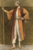CARIOBI 1800-1900,A man in Oriental dress holding a staff,Christie's GB 2007-05-24