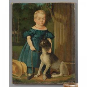 CARLIN John 1813-1891,portrait of a young girl with dog,Sotheby's GB 2004-01-17