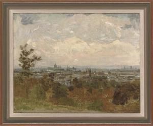 CARLINE George 1855-1920,London from Parliament Hill,Christie's GB 2007-03-07