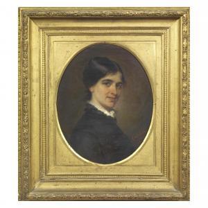 CARLINI Giulio 1830-1887,RITRATTO FEMMINILE,1881,Pandolfini IT 2023-03-12