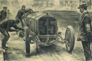 Carlo DEMAND 1921-2000,1908 French Grand Prix,1908,Bonhams GB 2017-03-09