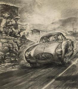 Carlo DEMAND 1921-2000,Carrera Panamericana,1952,Bonhams GB 2009-09-26