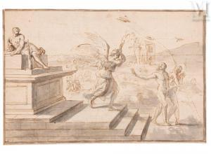 CARLONE Carlo Innocenzo 1686-1775,Adam et Eve chassés du Paradis sous les yeux d\,Millon & Associés 2022-05-19