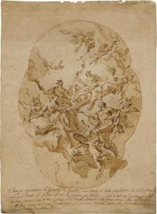 CARLONE Carlo Innocenzo 1686-1775,The Marriage of Hercules and Hebe,Sotheby's GB 2021-10-22