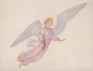 CARLSEN Carl Christian E. 1855-1917,An angel,1910,Bruun Rasmussen DK 2024-04-08