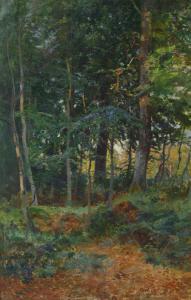 CARLSEN Carl Christian E.,The First Days of Autumn in a Forest,1898,Shapiro Auctions 2023-06-15