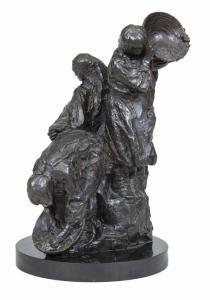 CARLSON George 1940,The Winnowers,1993,Scottsdale Art Auction US 2023-04-14