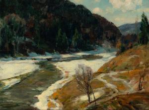 CARLSON John Fabian 1875-1945,Landscape with Brook,William Doyle US 2023-11-08