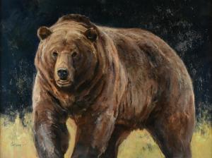 CARLSON Ken 1937,Grizzly Bear Native Beast of North America,1999,Simpson Galleries US 2023-09-23