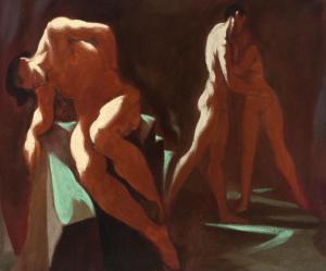 CARMEAN Harry 1922,Three Nude Figures,1991,Los Angeles Modern Auctions US 2012-05-06