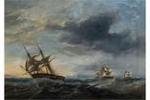 CARMICHAEL James Wilson 1800-1868,Stormy sea,1843,Auktionshaus Dr. Fischer DE 2015-12-03