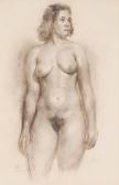 CARNEIRO Antonio 1872-1930,Female nude,1916,Veritas Leiloes PT 2015-10-07