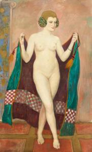 CARO DELVAILLE Henry 1876-1926,An exotic standing nude,1917,Bonhams GB 2023-02-01