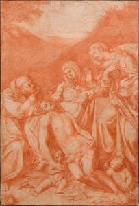 CAROCCI FILIPPO,Pietà with St. Francis.,Galerie Koller CH 2009-03-23