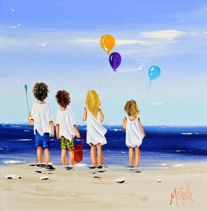 CAROLAN Michelle 1900-2000,Flying Balloons,Morgan O'Driscoll IE 2024-03-04