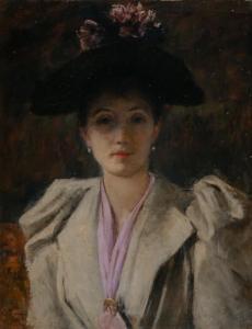 CAROLUS DURAN Charles Emile,Portrait of Emily Vanderbilt Sloane,1904,William Doyle 2022-05-24