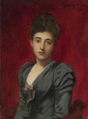 CAROLUS DURAN Charles Emile 1838-1917,PORTRAIT OF THE COUNTESS LILY DE ROUSSY DE SAL,1888,Sotheby's 2012-05-04