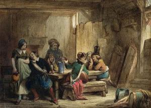 CAROLUS Louis Antoine 1814-1865,Secene in a Tavern,Lempertz DE 2014-11-15