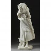 CARONI Emmanuele 1826,A CARVED MARBLE FIGURE OF A YOUNG GIRL,1875,Sotheby's GB 2006-11-28