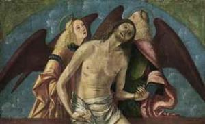 CARPACCIO Vittore 1465-1525,The Pietà with two Angels,Christie's GB 2010-12-07