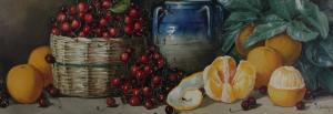 CARPENTER Dudley Saltonstall 1870,Still life with basket of cherr,Simon Chorley Art & Antiques 2013-06-20