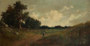 CARPENTER ELLEN MARIA,Landscape with a figure on the road,Butterscotch Auction Gallery 2018-07-22