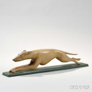CARPENTER Miles B. 1889-1985,Greyhound Figure,Skinner US 2016-02-27