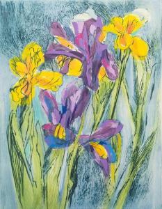 CARPENTER PIP,Irises,Rowley Fine Art Auctioneers GB 2018-07-21