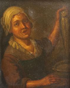 CARPENTIERS Adriaen 1739-1778,A woman holding a fish,Gorringes GB 2021-09-28