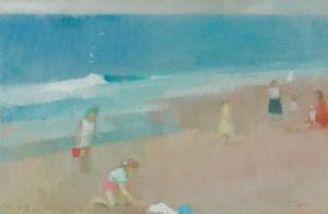CARR Thomas, Tom 1909-1999,NEWCASTLE BEACH,Ross's Auctioneers and values IE 2024-04-17