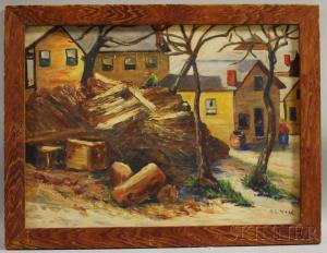 carr wood helen 1800-1900,St. Petersburg, Florida, Wood-Pile & Houses,Skinner US 2012-04-11