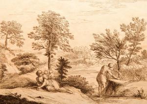 CARRACCI Annibale 1560-1609,AT REST IN A SYLVAN LANDSCAPE,Addisons GB 2013-03-09