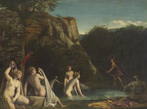 CARRACCI Annibale 1560-1609,Diana and Actaeon,Christie's GB 2009-01-28