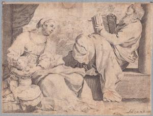 CARRACCI Annibale,La Sacra Famiglia con San Giovanni Battista,1590,Bertolami Fine Arts 2024-02-20