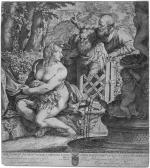 CARRACCI Annibale 1560-1609,Susanna und die beiden Alten,Galerie Bassenge DE 2009-06-04
