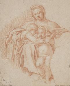 CARRACCI Annibale 1560-1609,Virgin and two children,1600,Bonhams GB 2012-10-24
